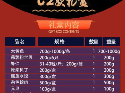 C2 特色海鲜礼盒2.5kg图2