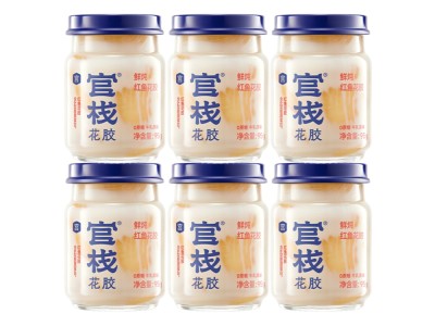 【云仓】官栈 营养原味0蔗糖鲜炖花胶95g*6瓶（顺丰冷链,下单鲜炖）图2