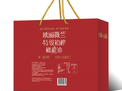 欧丽薇兰特级初榨橄榄油礼盒500ml*2(红标)图2